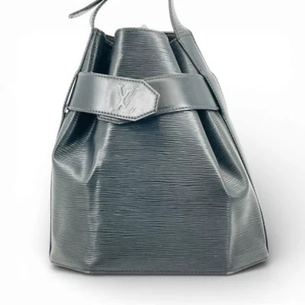 Louis Vuitton Epi Sac Depaule Shoulder Bag Leather Noir Black